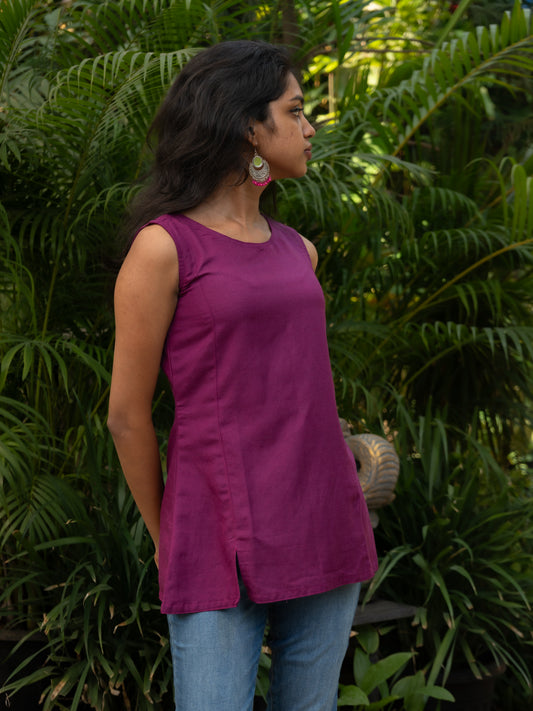 Magenta Short & Cape (Set of 2)